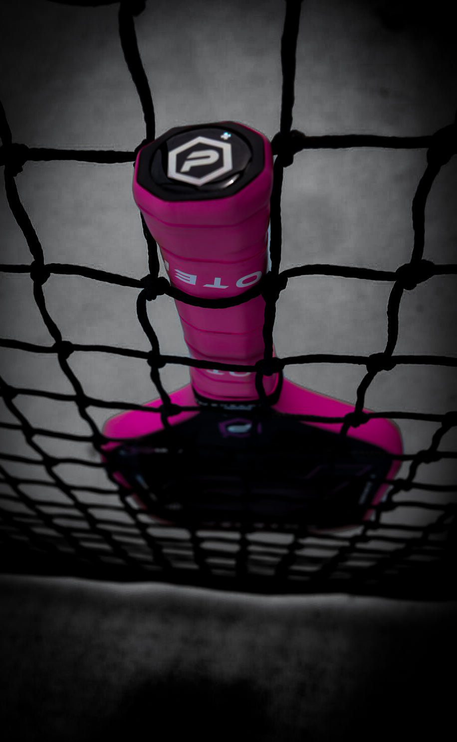 P+ PowerSpin Carbon COREx3 Pickleball Paddle (Neon Pink)