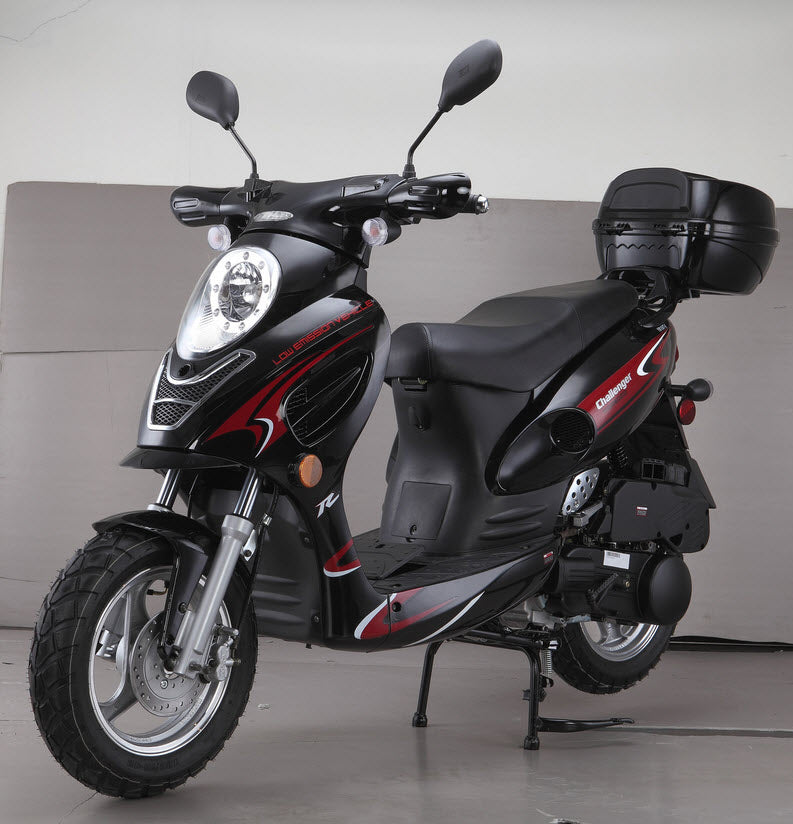 Challenger 12" Tires 49cc Automatic Scooter No License Needed*