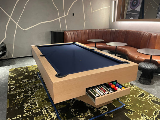 Mali 2 Rift Solid Oak Pool Table