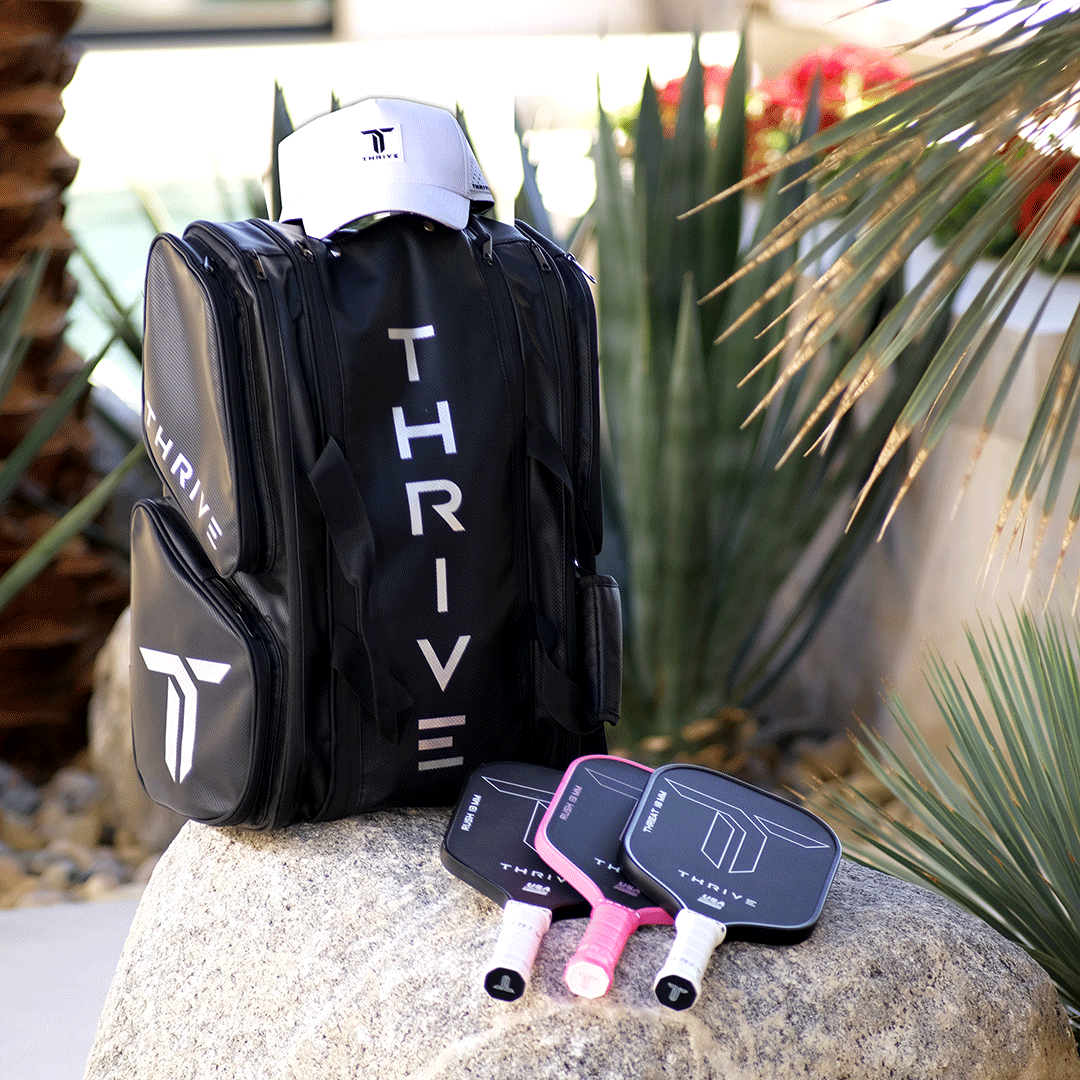 THRIVE Elite Pro Tour Bag w/Shoe Bag- BLACK