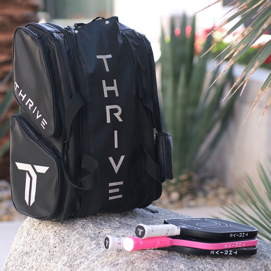 THRIVE Elite Pro Tour Bag w/Shoe Bag- BLACK